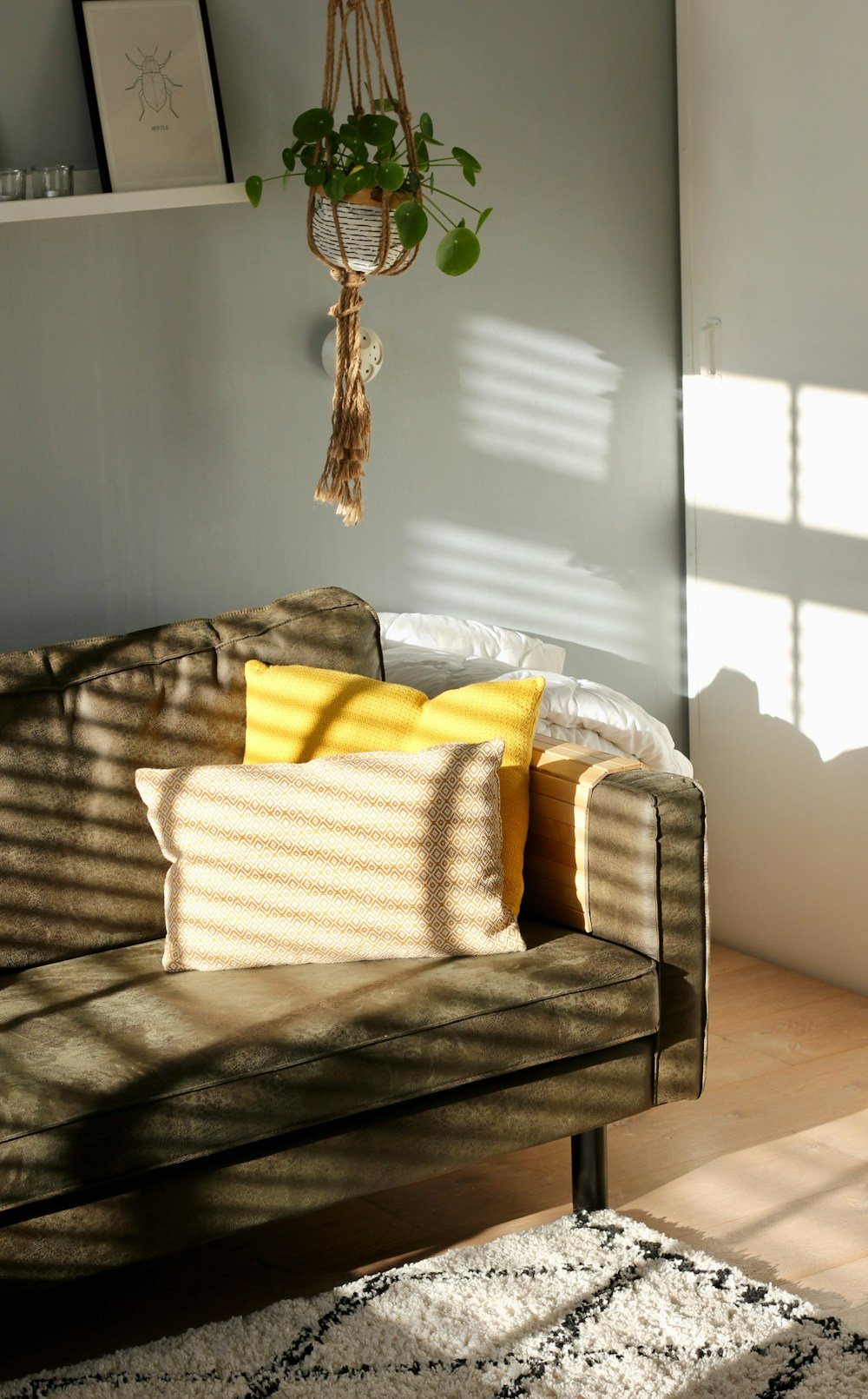 Sofa example representing the original look