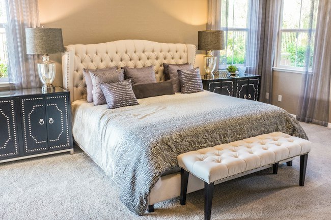 Bedroom furniture and bed